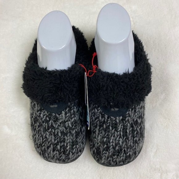 Dluxe by Dearfoams No Sweat Comfort Memory Foam Slippers, size 5/6 - Picture 3 of 9